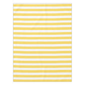 Gele en witte dekletjes tafelkleed (Voorkant)