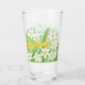 Gele en witte deviezen in de lente glas (Voorkant)