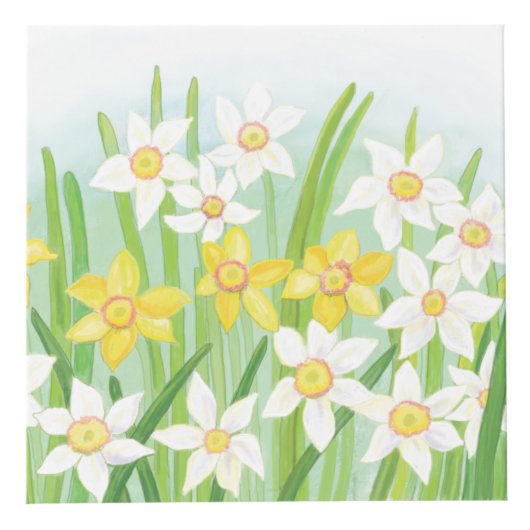 Gele en witte deviezen in de lente kubus (Voorkant)