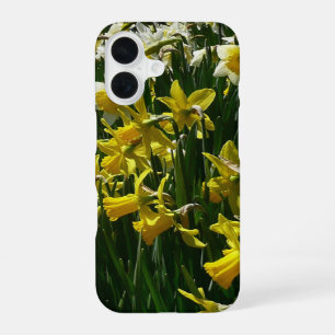 Gele en Witte Narcissen Lente Bloemen iPhone 16 Hoesje