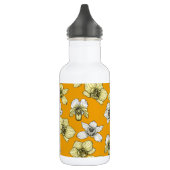 Gele en witte orchidee bloemen waterfles (Links)