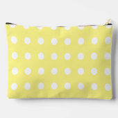 Gele en witte poka Dots Etui (Achterkant)
