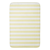 Gele en witte snoepjes strepen badmat (Voorkant Verticaal)
