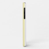 Gele en witte snoepstrepen Case-Mate iPhone case (Achterkant/links)