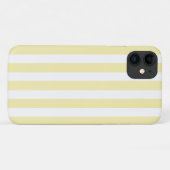 Gele en witte snoepstrepen Case-Mate iPhone case (Achterkant (horizontaal))