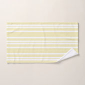 Gele en witte strepen bad handdoek (Handdoek)