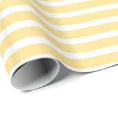 Gele en witte strepen cadeaupapier (Rol Hoek)