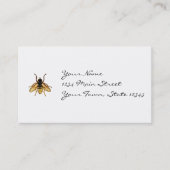 Gele en zwarte bij Visitekaartje (Voorkant)