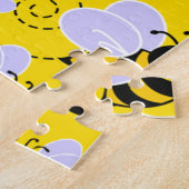 Gele en zwarte bijen legpuzzel (Zijkant)