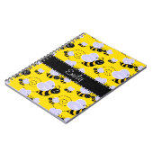 Gele en zwarte bijen notitieboek (Linkerzijde)