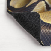 Gele en zwarte doornbuis 3 muismat (Hoek)