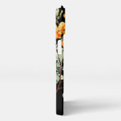 Gele en zwarte namen van oma kleinkinderen iPhone hoesje (Rechterkant)