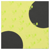 Gele en zwarte poolpunts stof (Close Up)