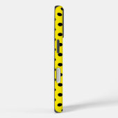Gele en zwarte stippen Case-Mate iPhone case (Achterkant / Rechts)