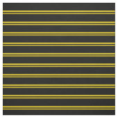 Gele en zwarte strepen stof (Swatch)