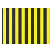 Gele en zwarte strepen tafelkleed (Voorkant (Horizontaal))