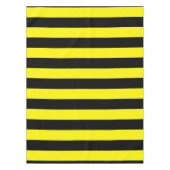 Gele en zwarte strepen tafelkleed (Voorkant)