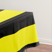 Gele en zwarte strepen tafelkleed (Voorbeeld)