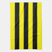 Gele en zwarte strepen theedoek (Verticaal)