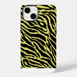 Gele en zwarte vingerafdrukken Case-Mate iPhone 14 hoesje