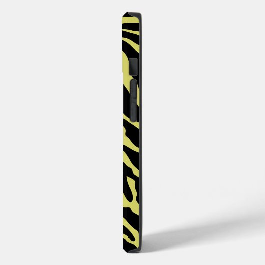 Gele en zwarte vingerafdrukken Case-Mate iPhone case (Achterkant / Links)