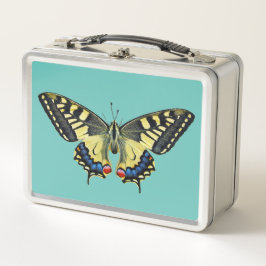 Gele en zwarte vlinder