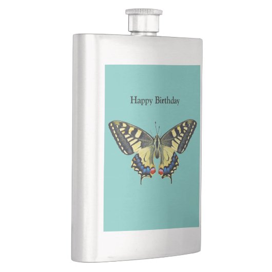 Gele en zwarte vlinder flacon (Rechts)