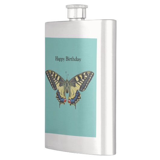 Gele en zwarte vlinder flacon (Links)