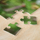 Gele en zwarte vlinder legpuzzel (Zijkant)