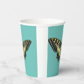 Gele en zwarte vlinder papieren bekers (Rechts)