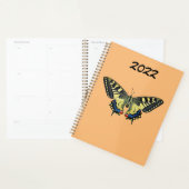 Gele en zwarte vlinder planner (Display)