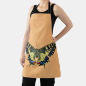 Gele en zwarte vlinder schort (Insitu)
