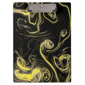 Gele en zwarte zwammen klembord (Voorkant)