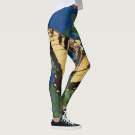 Gele en zwarte zwantstaartvlinder leggings