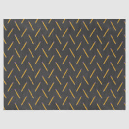 Gele encils op het chromatborddecoupage tissuepapier