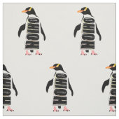 Gele eogige pinguïn stof (Swatch)