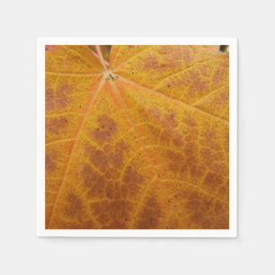 Gele esdoornblad herfst abstracte natuur servetten