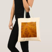 Gele esdoornblad herfst abstracte natuur tote bag (Voorkant (product))
