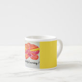 Gele espresso orchid kop (Voorkant rechts)