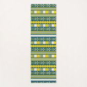 gele etnische aztec yogamat (Voorkant)