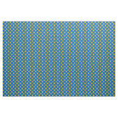 Gele F-35 Lightning Fighter Jet Pattern op Blauw Stof (Yard (91,4 cm))
