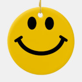 Gele face Ornament Decoration (Achterkant)