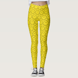 Gele Face Smile Grinning Leggings