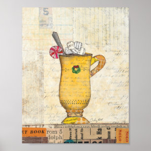 Gele feestdag poster