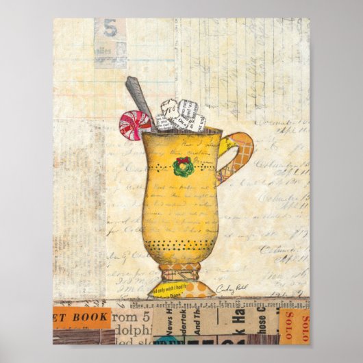 Gele feestdag poster (Voorkant)