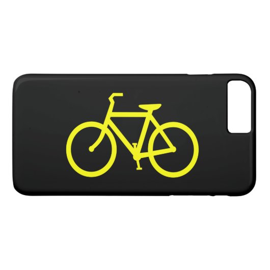Gele Fiets Case-Mate iPhone Case (Achterkant (Horizontaal))