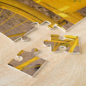 Gele fiets legpuzzel (Zijkant)