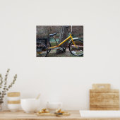gele fiets poster (Keuken)