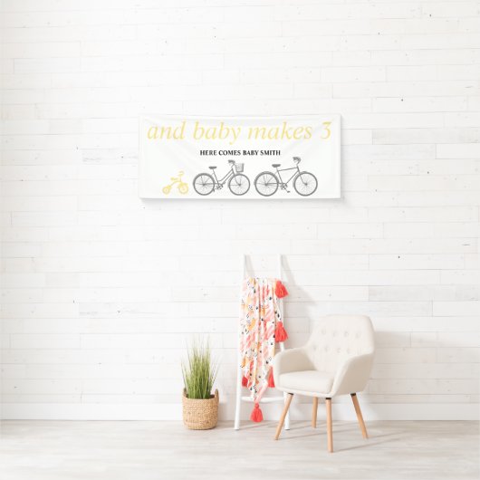 Gele fiets spandoek (Insitu)