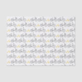 Gele fiets tissuepapier (Voorkant)